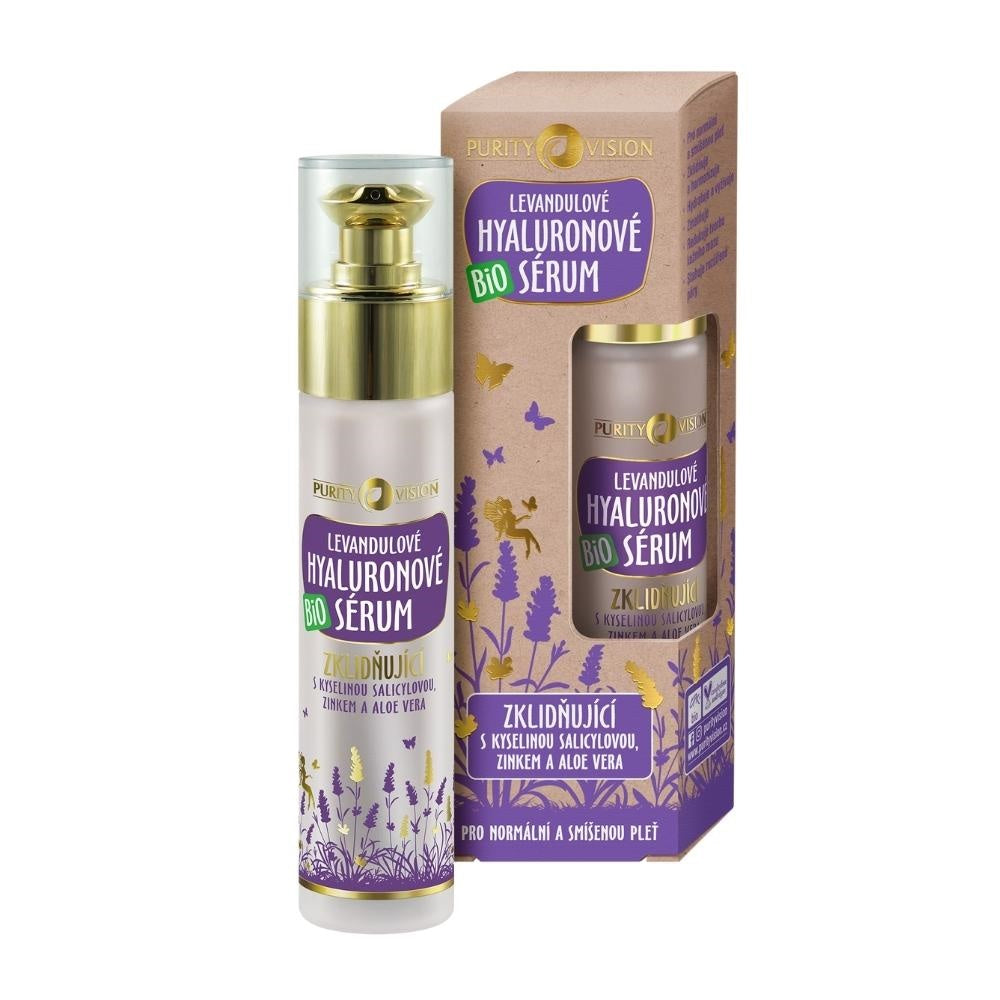 Bio upokojujúce Levanduľové hyalurónové sérum  50 ml