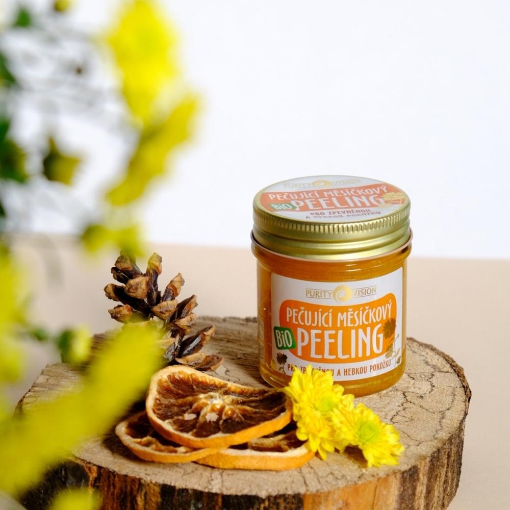 Bio Ošetrujúci Nechtíkový peeling 120 ml