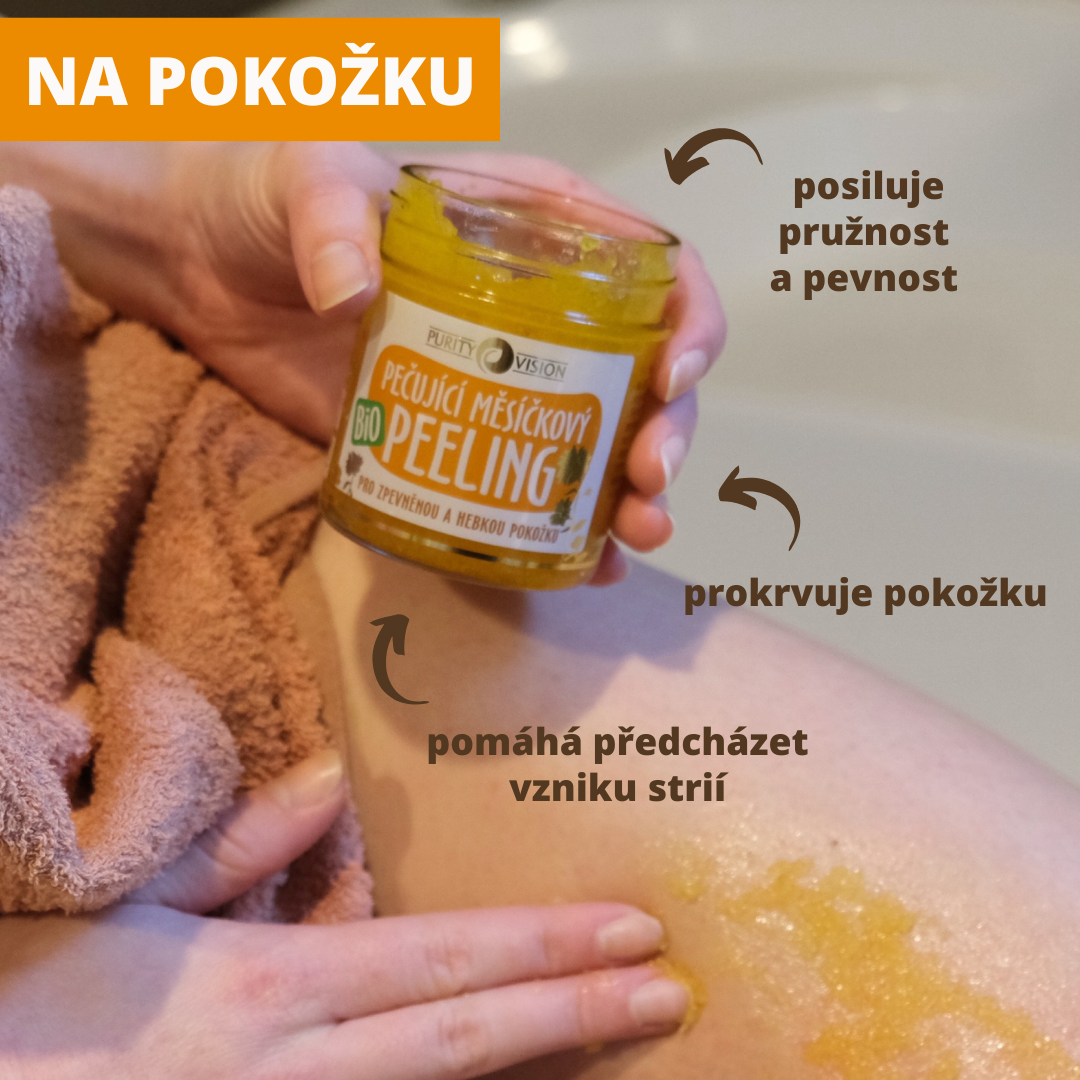 Bio Ošetrujúci Nechtíkový peeling 120 ml