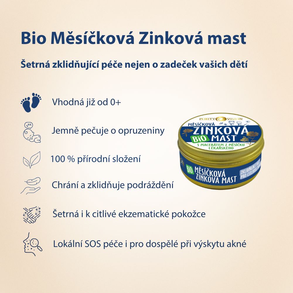 Bio Nechtiková Zinková masť 70 ml