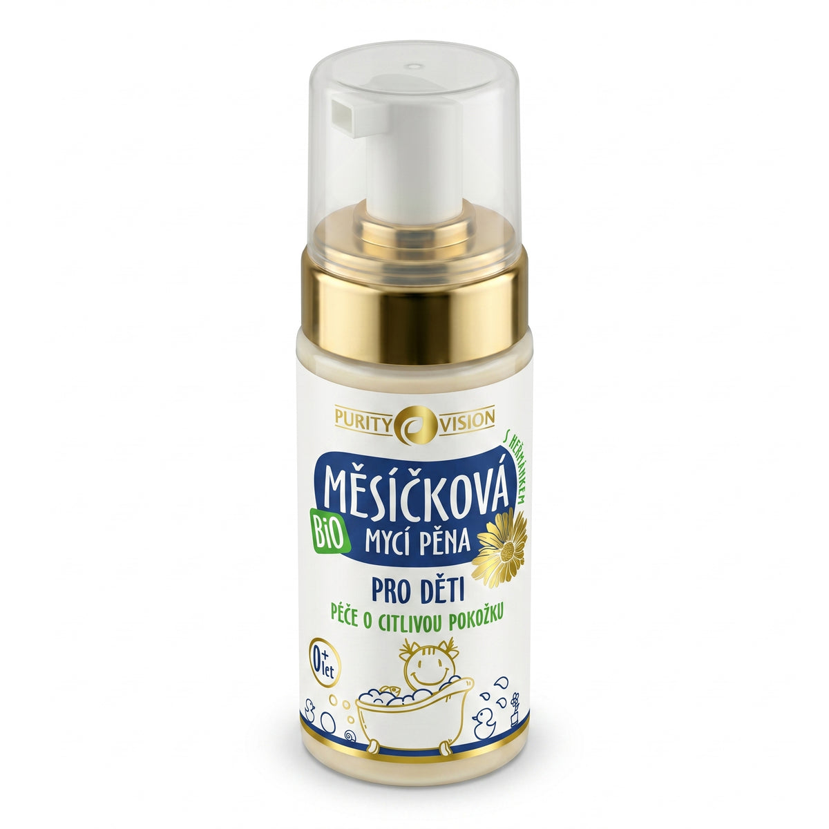Bio Nechtíková umývacia pena pre deti 90 ml