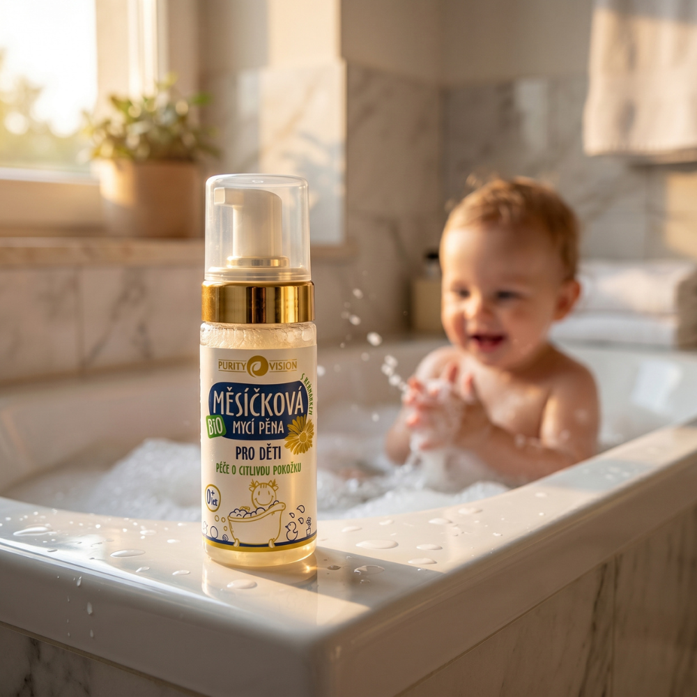 Bio Nechtíková umývacia pena pre deti 90 ml