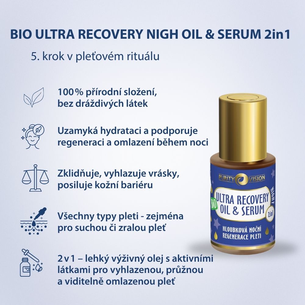 Ultra Recovery night liftingový set s Gua sha