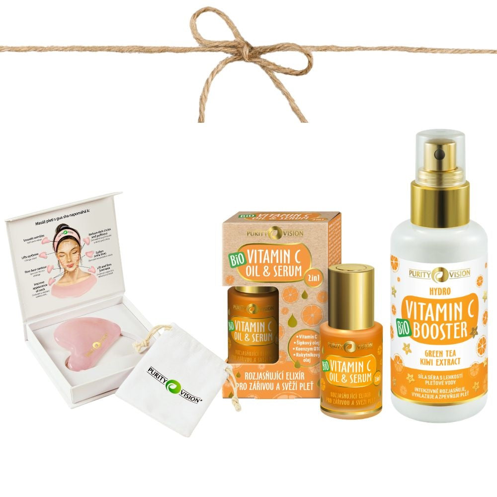 Vitamin C liftingový set s Gua sha